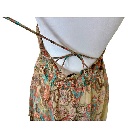 Jordache Y2K Babydoll Hanky Halter Top Crochet Juniors Size 11/13 Fairy Boho - Picture 8 of 11